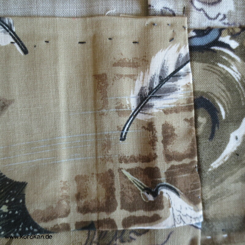 Tiger und Drache Juban Unterkimono, Wollmuslin