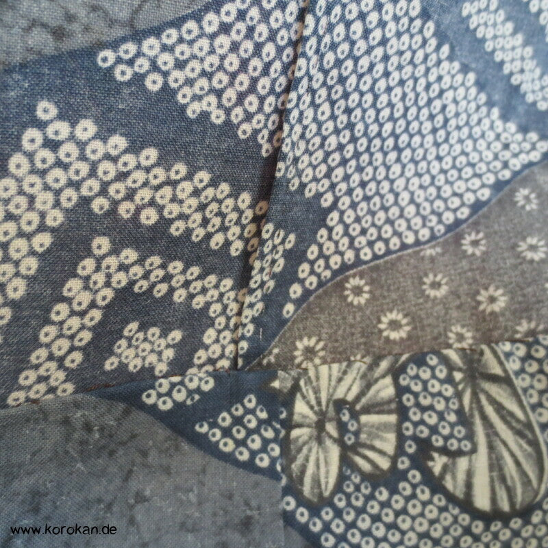 Wollmuslin, Diagonale Muster Juban Kimono