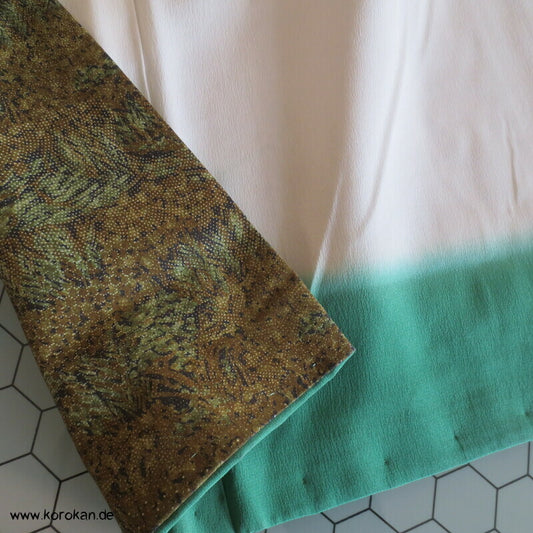 Kiribame Farn Edo Komon Seiden Kimono