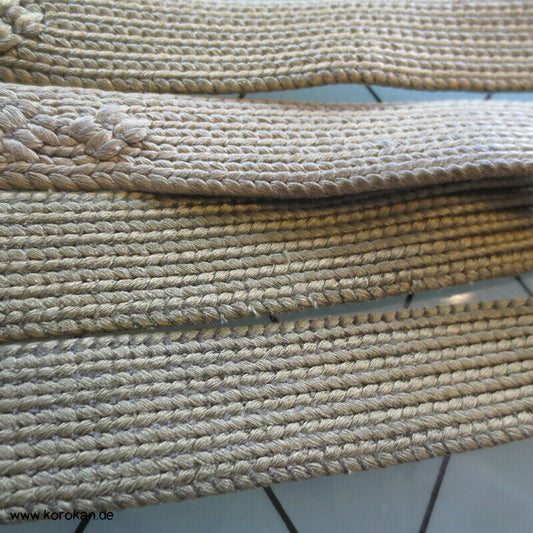 oliv Zopfmuster Obijime, Seide