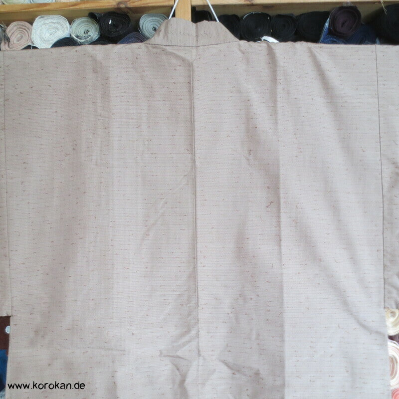 helle Fushi Tsumugi Haori Männer Kimono Jacke, Fuji San Futter