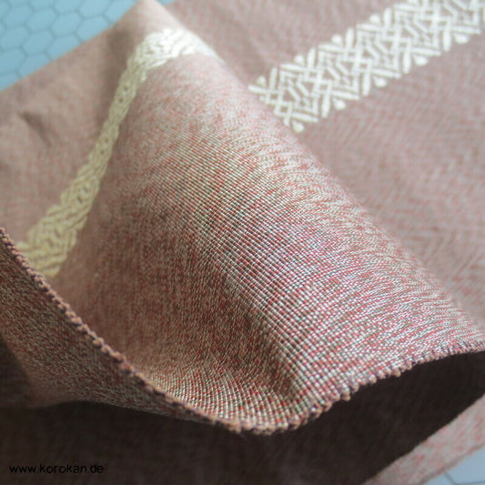 Hakata Fukuro Obi, annual growth dünnerer Seiden Rips