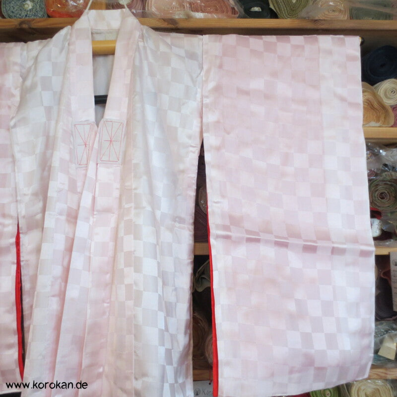 kleine Mädchen Furisode - Prachtkimono, Mandarinenten, Goldstickerei