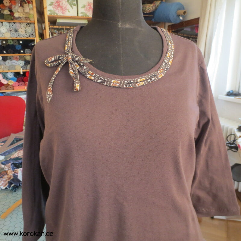 Musterkaro Kimono Seide Bias Cut Rock
