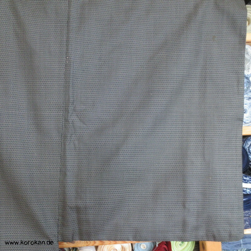 Tsumugi Kasuri Männer Haori Kimono Jacke, Fächerbild im Futter