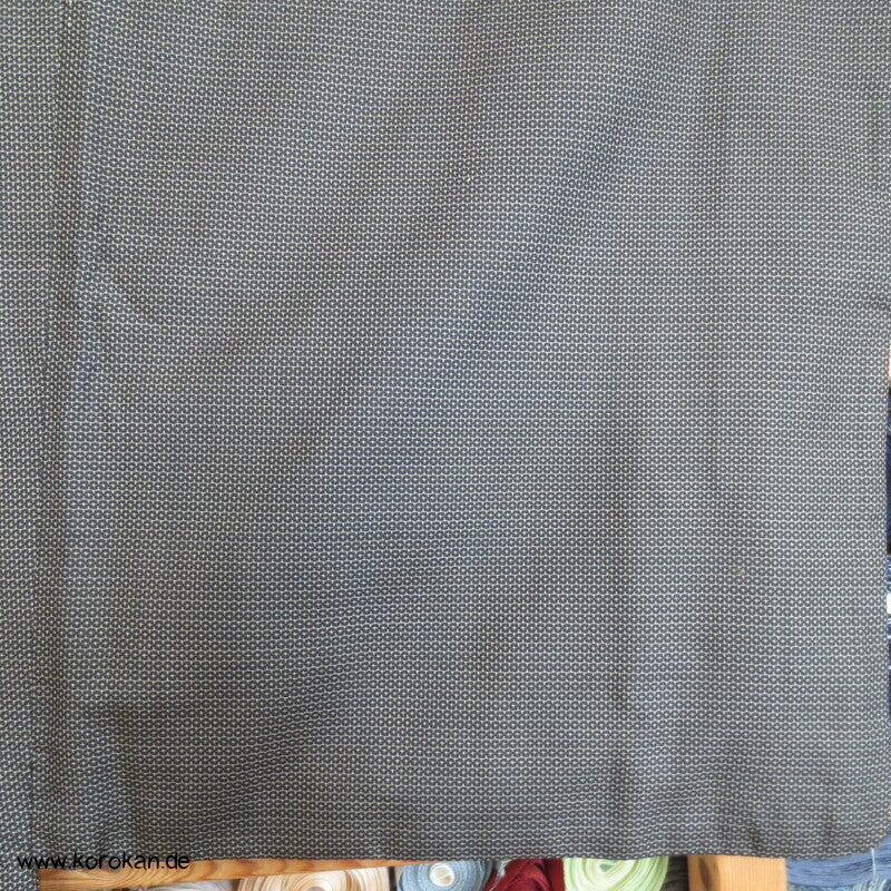Tsumugi Kasuri Männer Haori Kimono Jacke, Fächerbild im Futter