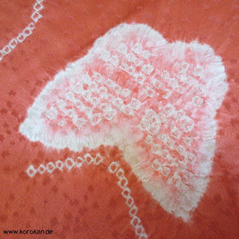 Schmetterlinge im Flug Shibori Seiden Komon Kimono