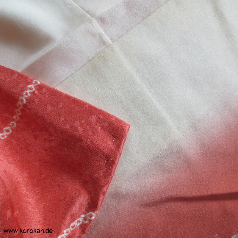 Schmetterlinge im Flug Shibori Seiden Komon Kimono