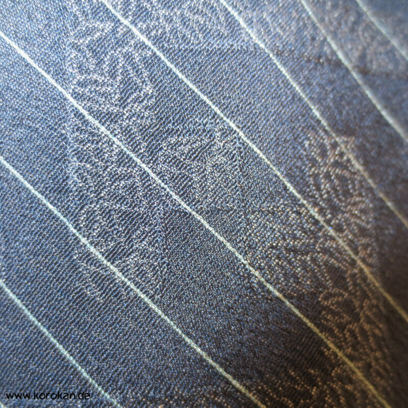 Kimono Sayagata Seidendamast Bias Cut Lagenlook Rock