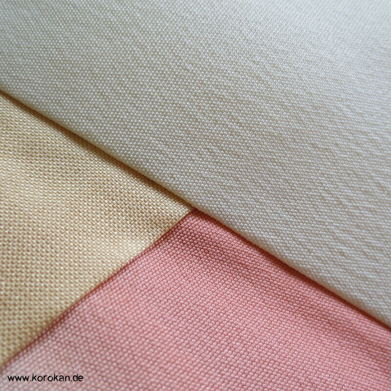 mythische Vögel im Blütenbaum Chu Furisode Seidencrepe Kimono