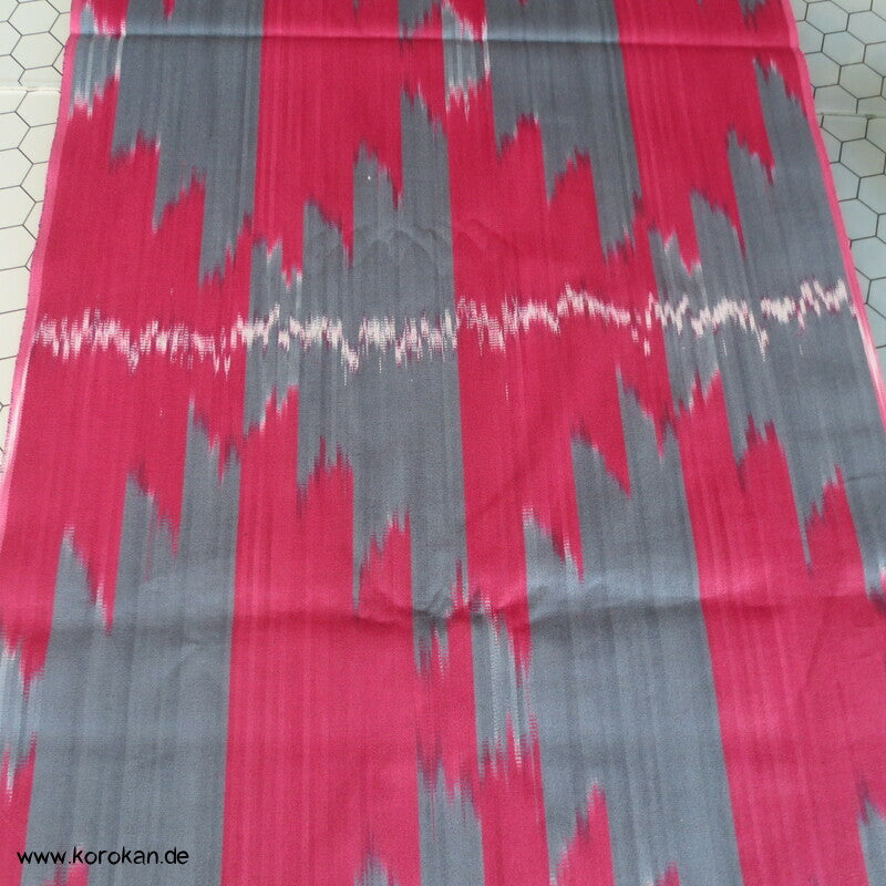 usbekischer dicker schwerer Ikat Stoff - Futon Bezugsstoff