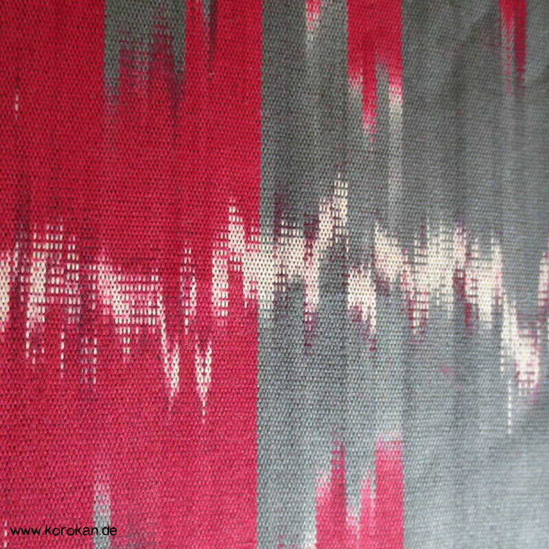 usbekischer dicker schwerer Ikat Stoff - Futon Bezugsstoff