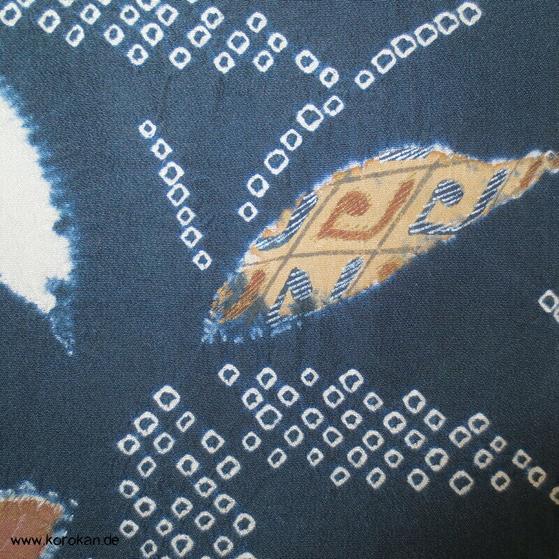 Bambusstreifen Juban Unterkimono, Seide