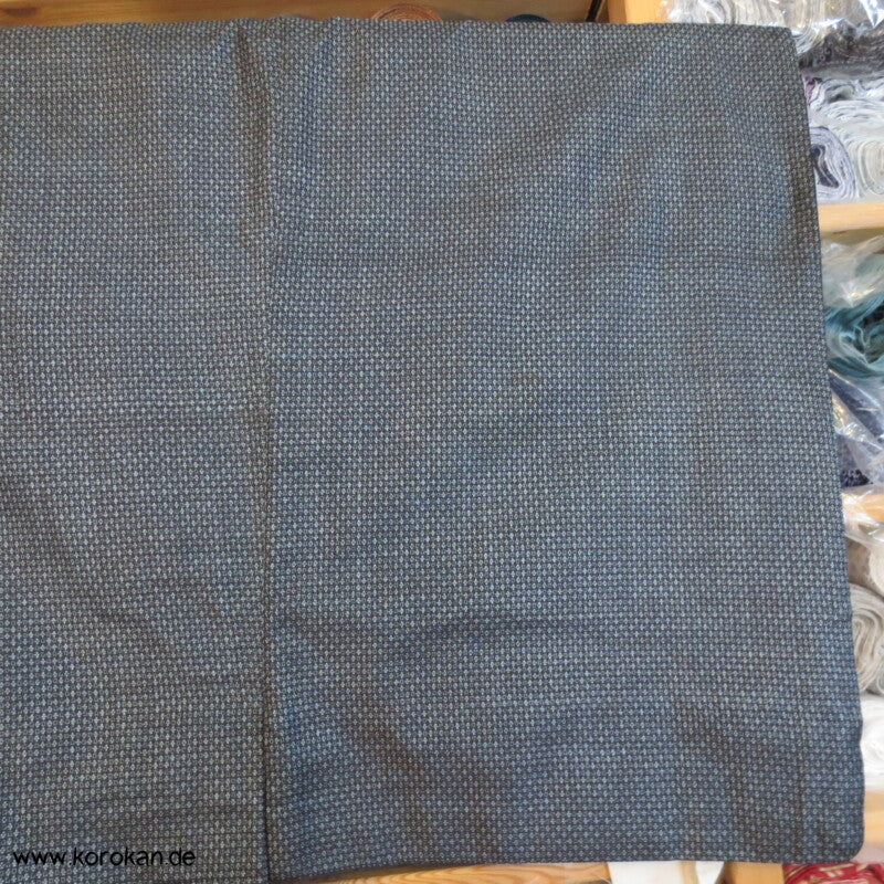 dunkelblau fein gemusterter Seiden Kimono