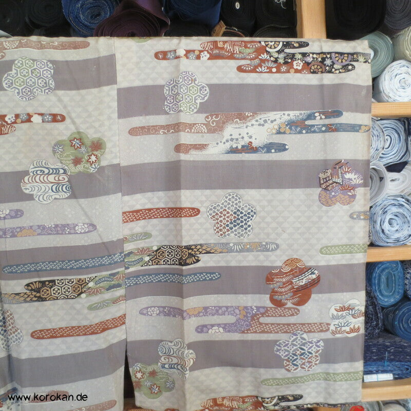 Egasumi, japanische Muster Juban Unter - Kimono
