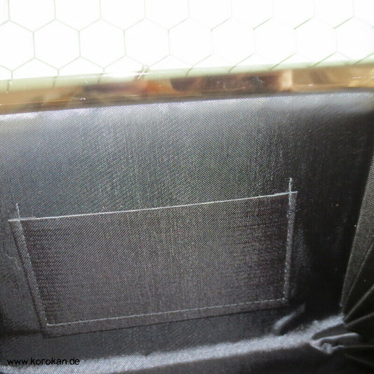 Clutch Tasche für Kimono, schlicht schwarz