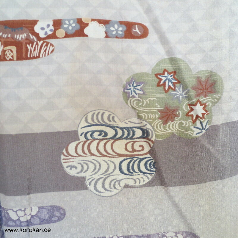 Egasumi, japanische Muster Juban Unter - Kimono