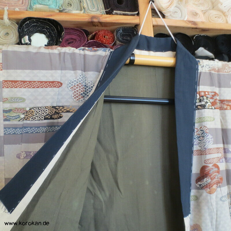 Egasumi, japanische Muster Juban Unter - Kimono