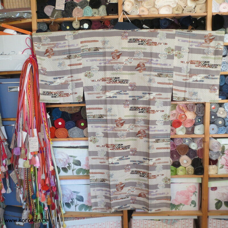 Egasumi, japanische Muster Juban Unter - Kimono