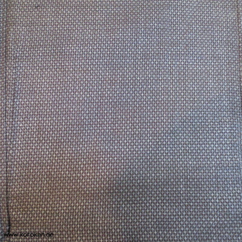 dunkelblau fein gemusterter Seiden Kimono