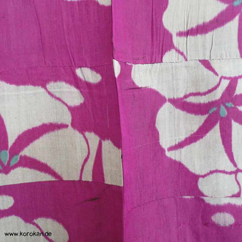 Asagao Prachtwinden Meisen Sha Seide Hitoe Kimono