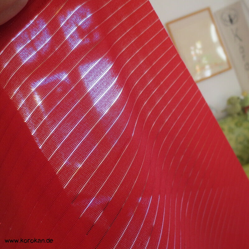 rote Rho gewebte Noren Vorhänge, Blumenbambusfloß