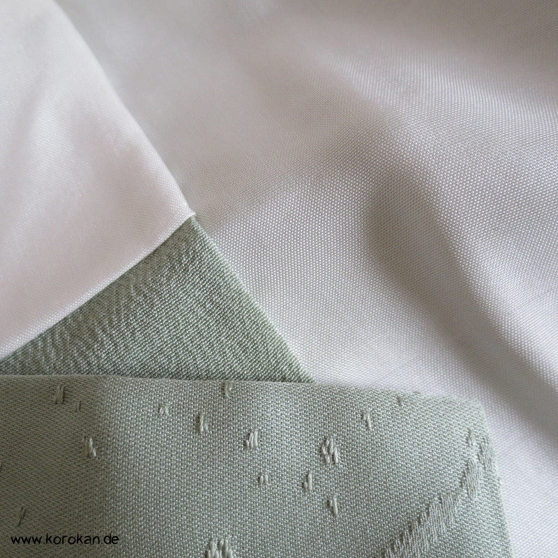 jade Schneegestöber Iromuji - einfarbiger - Kimono