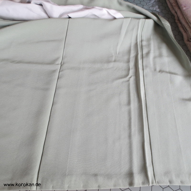 jade Schneegestöber Iromuji - einfarbiger - Kimono
