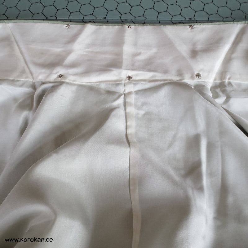 jade Schneegestöber Iromuji - einfarbiger - Kimono