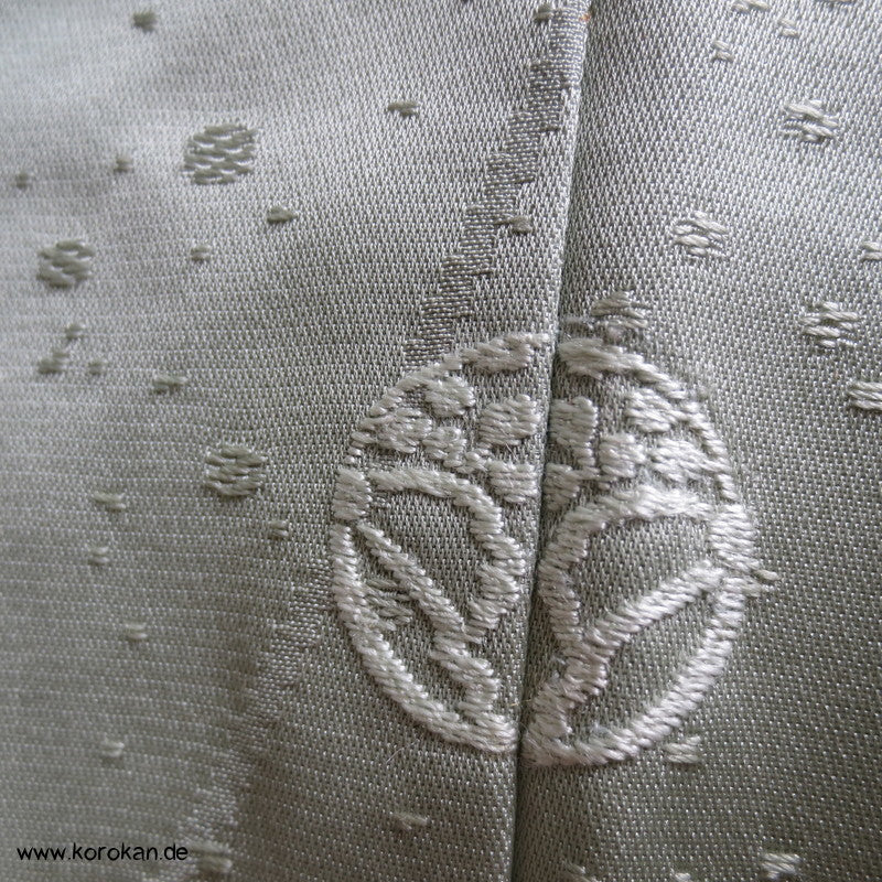 jade Schneegestöber Iromuji - einfarbiger - Kimono