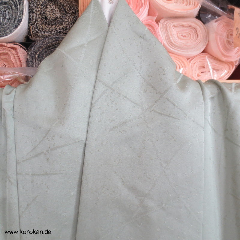 jade Schneegestöber Iromuji - einfarbiger - Kimono