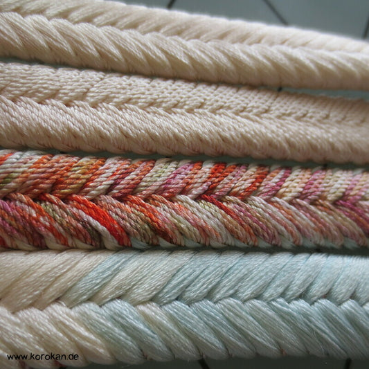 hell pastell Obijime, Seide