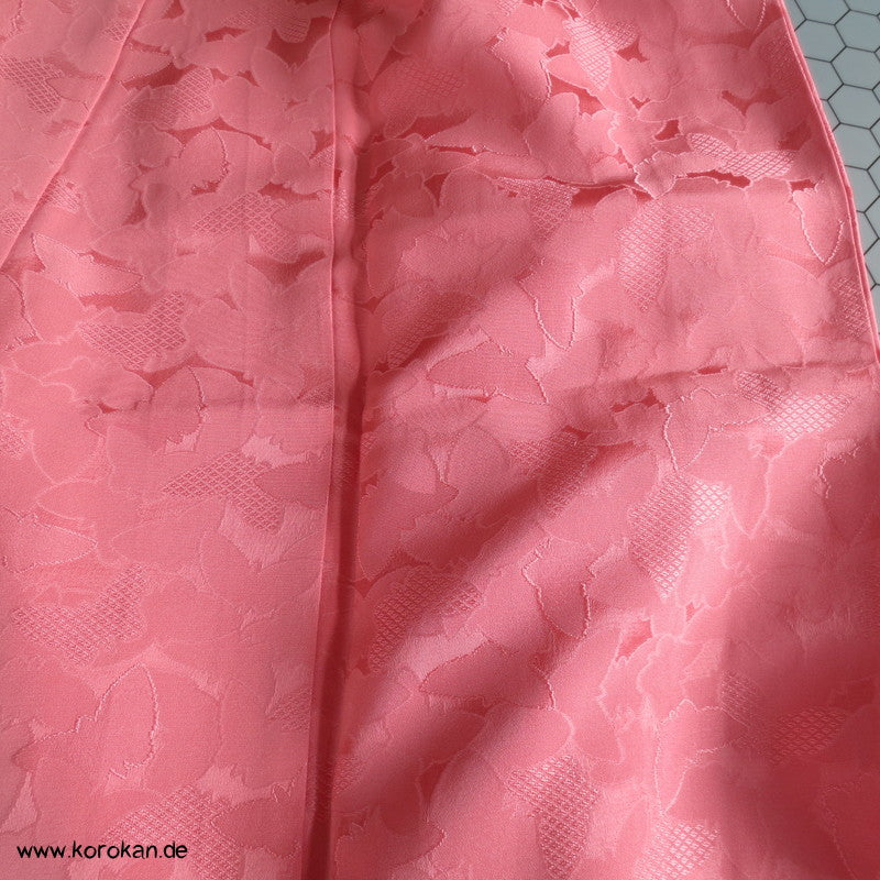 gewebte Schmetterlinge Iromuji Seidendamast Kimono