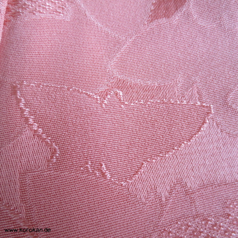gewebte Schmetterlinge Iromuji Seidendamast Kimono