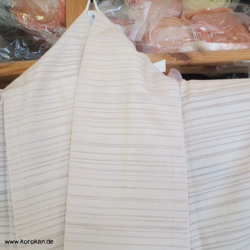 handgewebter Künstler Stoff Hitoe Sommer Komon Kimono
