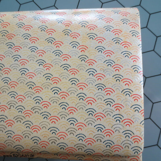 Clutch Tasche für den Kimono - glattes Material, Segaiha Wellen