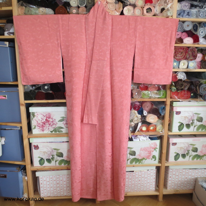 gewebte Schmetterlinge Iromuji Seidendamast Kimono