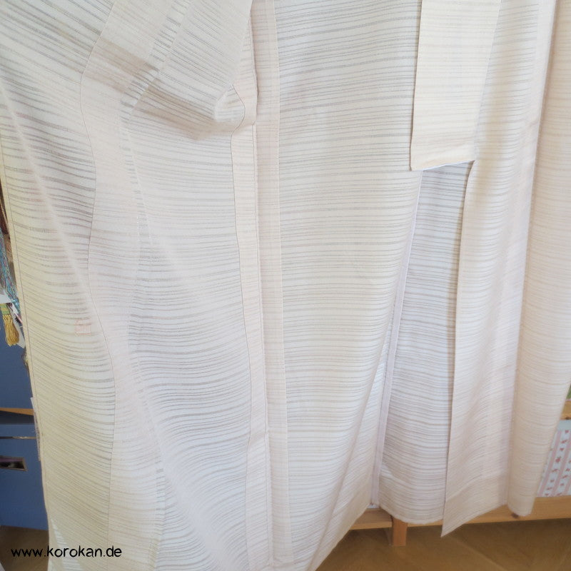 handgewebter Künstler Stoff Hitoe Sommer Komon Kimono