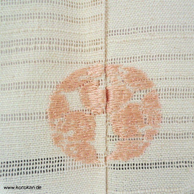 handgewebter Künstler Stoff Hitoe Sommer Komon Kimono