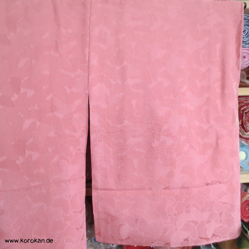 gewebte Schmetterlinge Iromuji Seidendamast Kimono