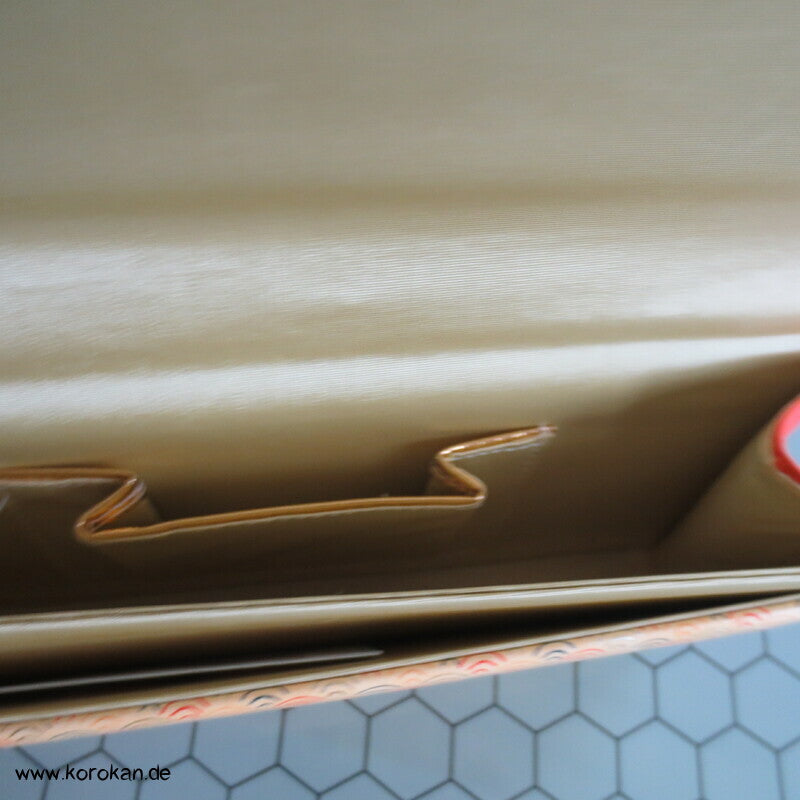 Clutch Tasche für den Kimono - glattes Material, Segaiha Wellen
