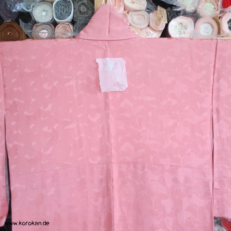 gewebte Schmetterlinge Iromuji Seidendamast Kimono