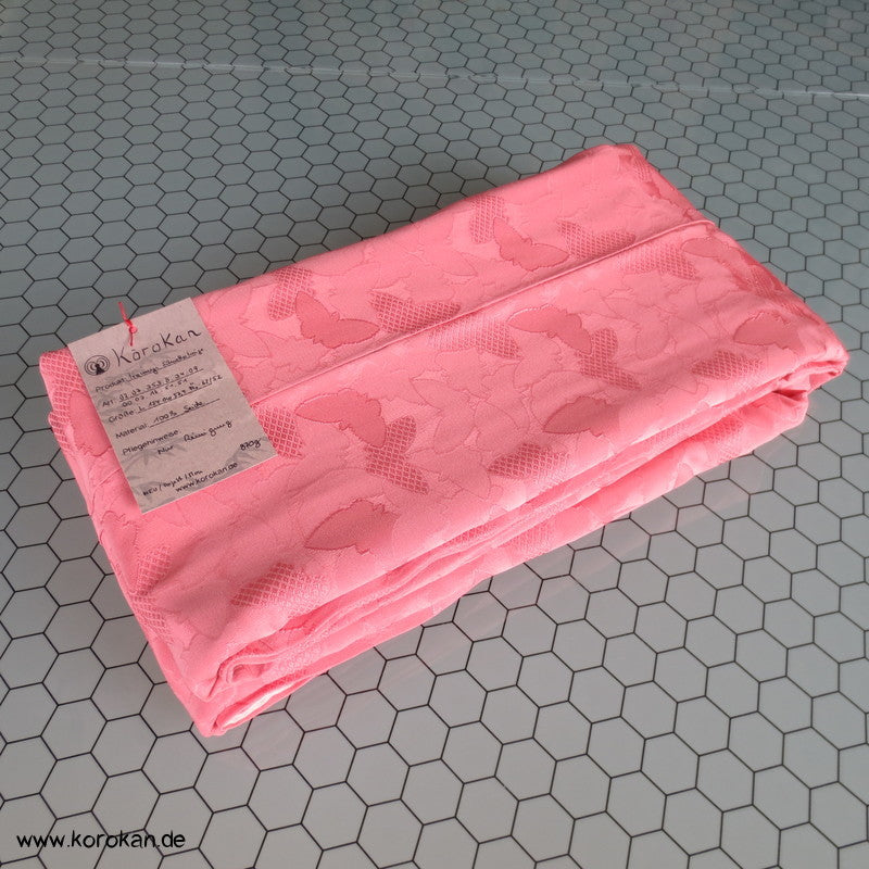 gewebte Schmetterlinge Iromuji Seidendamast Kimono