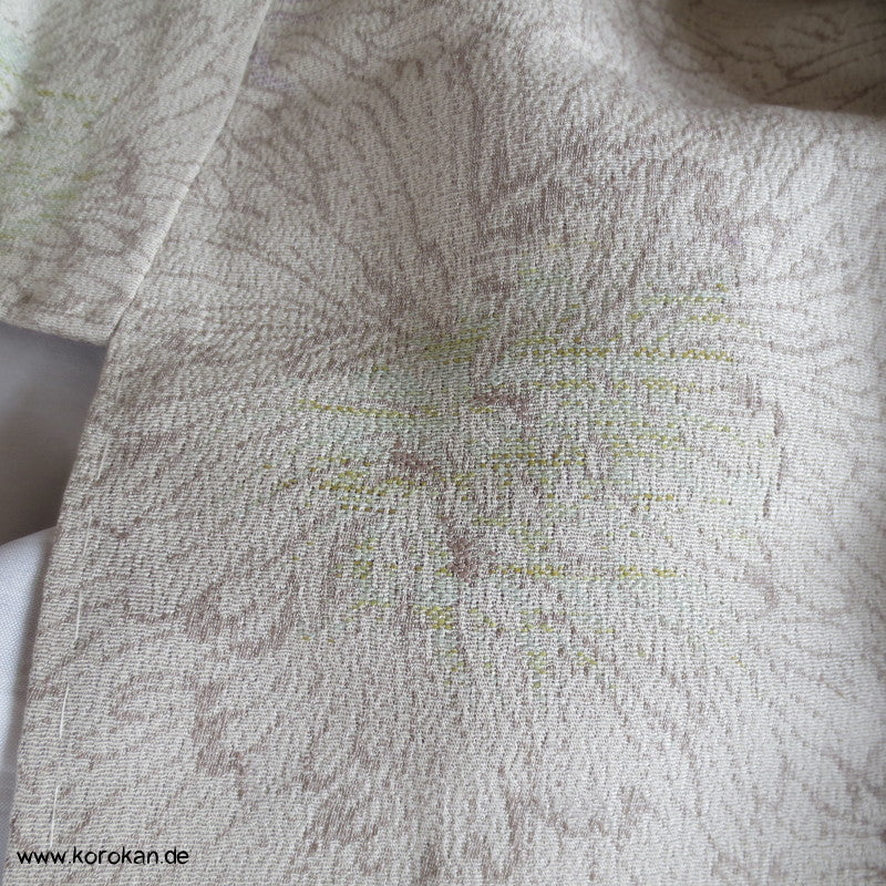 gewebte Blüten Jacquard Komon Kimono