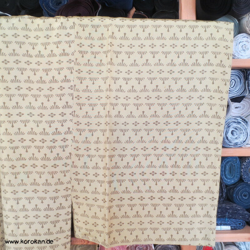 sandfarbener Juban Kimono, Seide