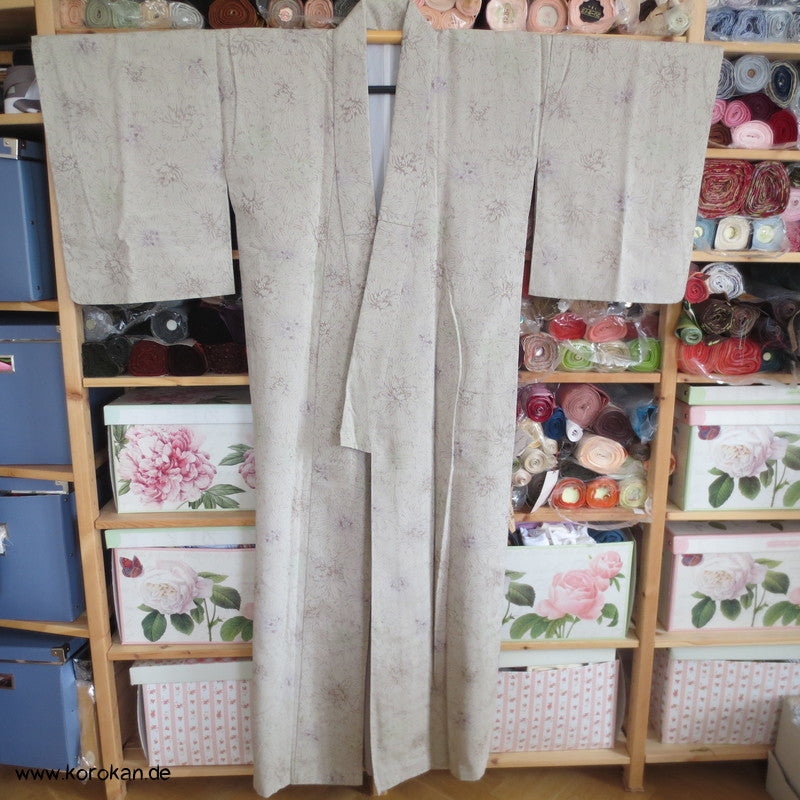 gewebte Blüten Jacquard Komon Kimono
