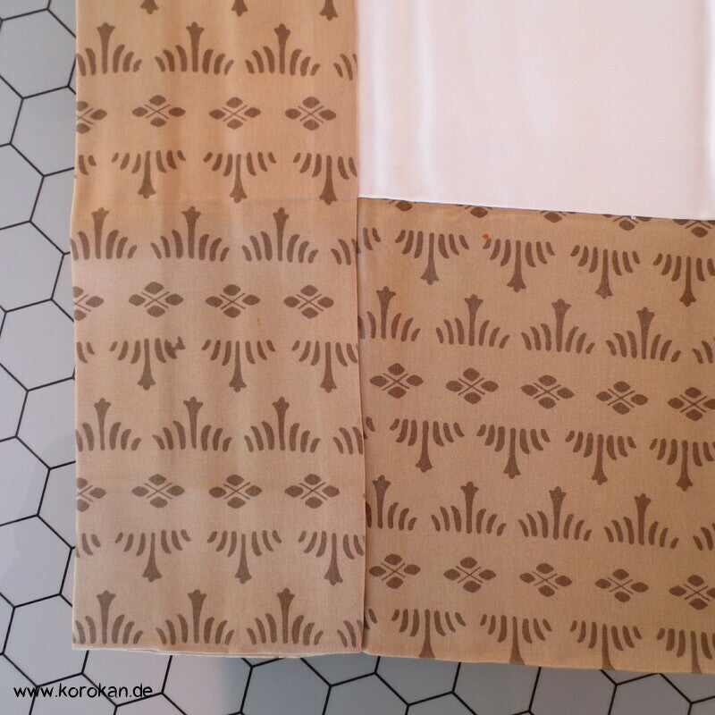 sandfarbener Juban Kimono, Seide