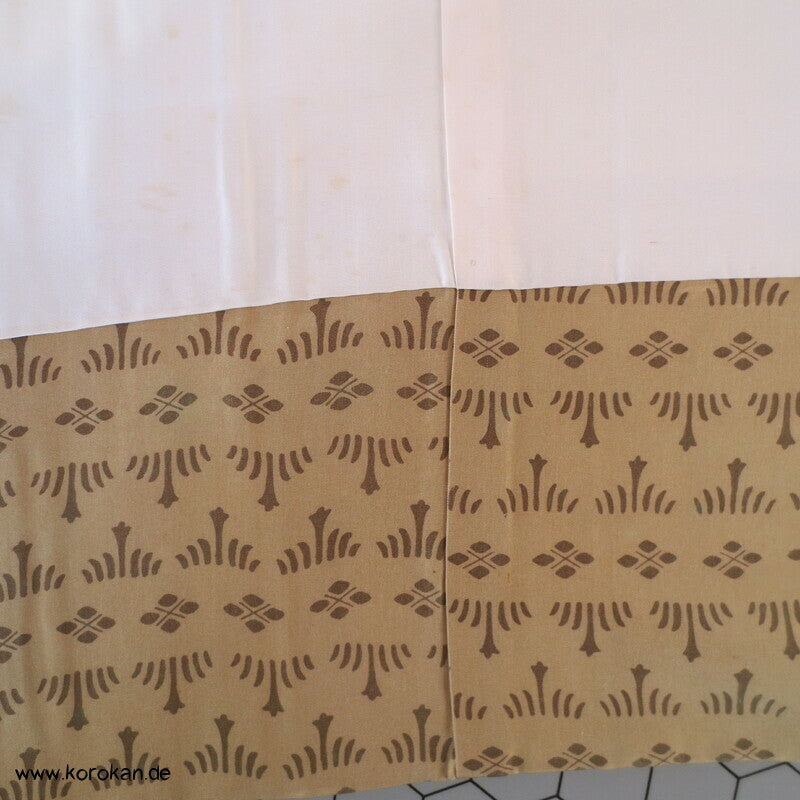 sandfarbener Juban Kimono, Seide