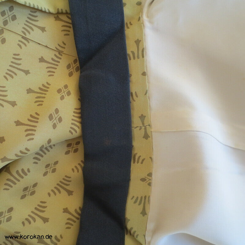sandfarbener Juban Kimono, Seide