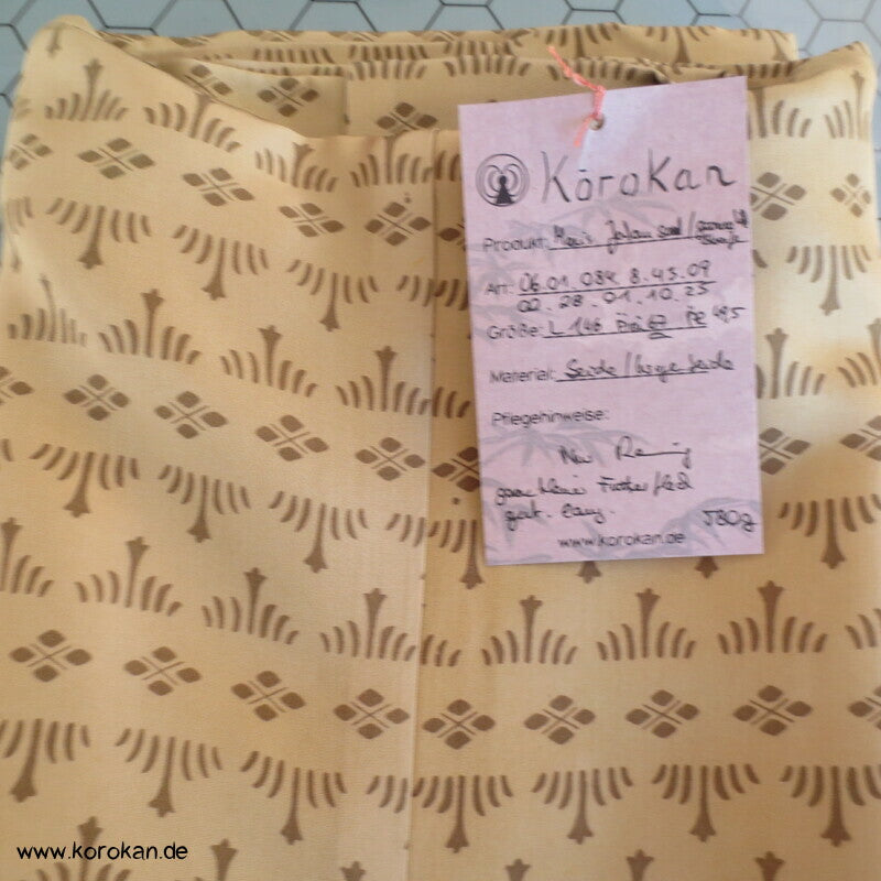 sandfarbener Juban Kimono, Seide